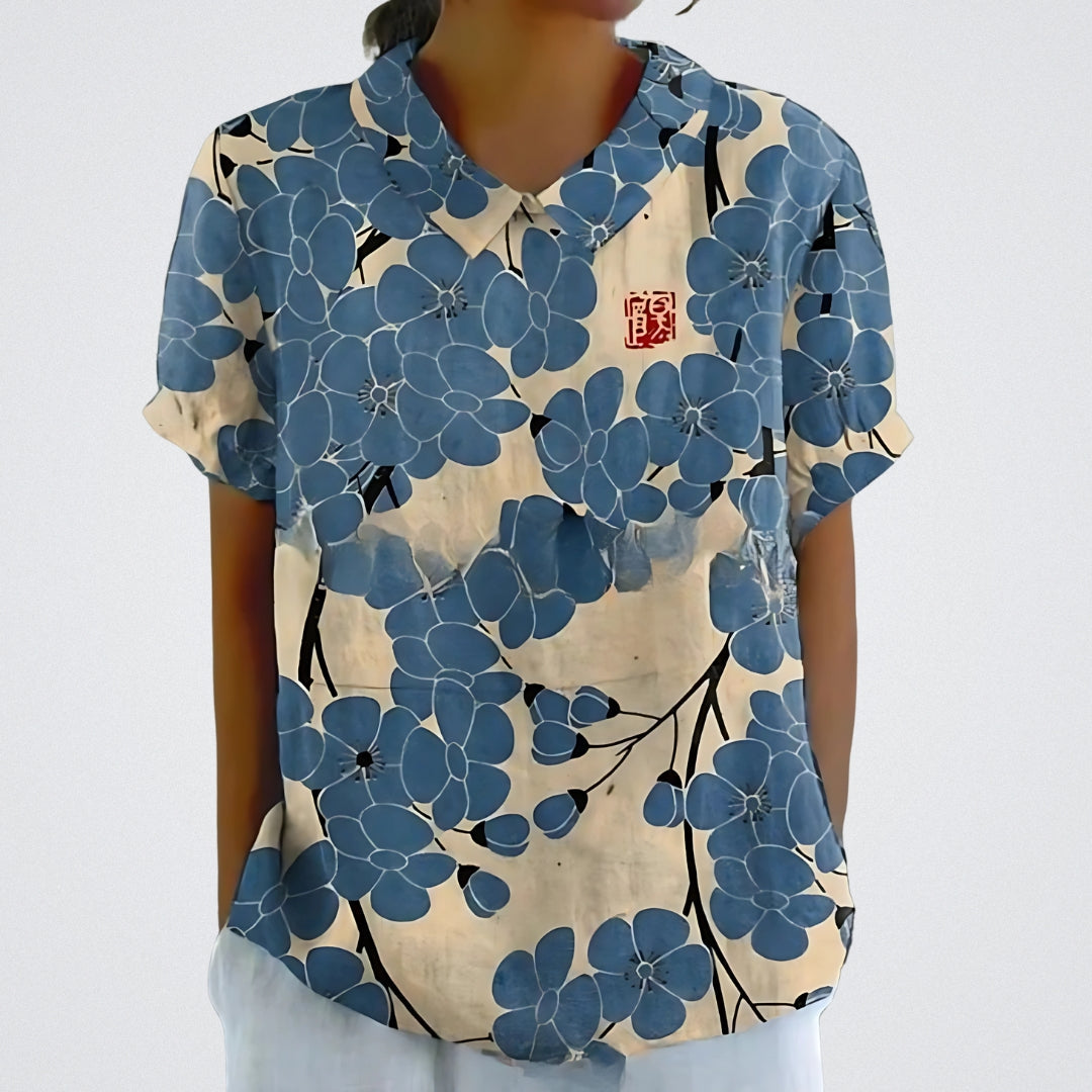 Nali™ | Blouse Florale Élégante