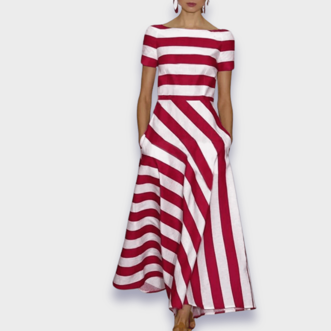 Janell™ | Maxi Rayée Élégante