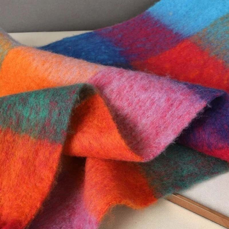 Maris™ | Écharpe Chaude à Carreaux Élégante