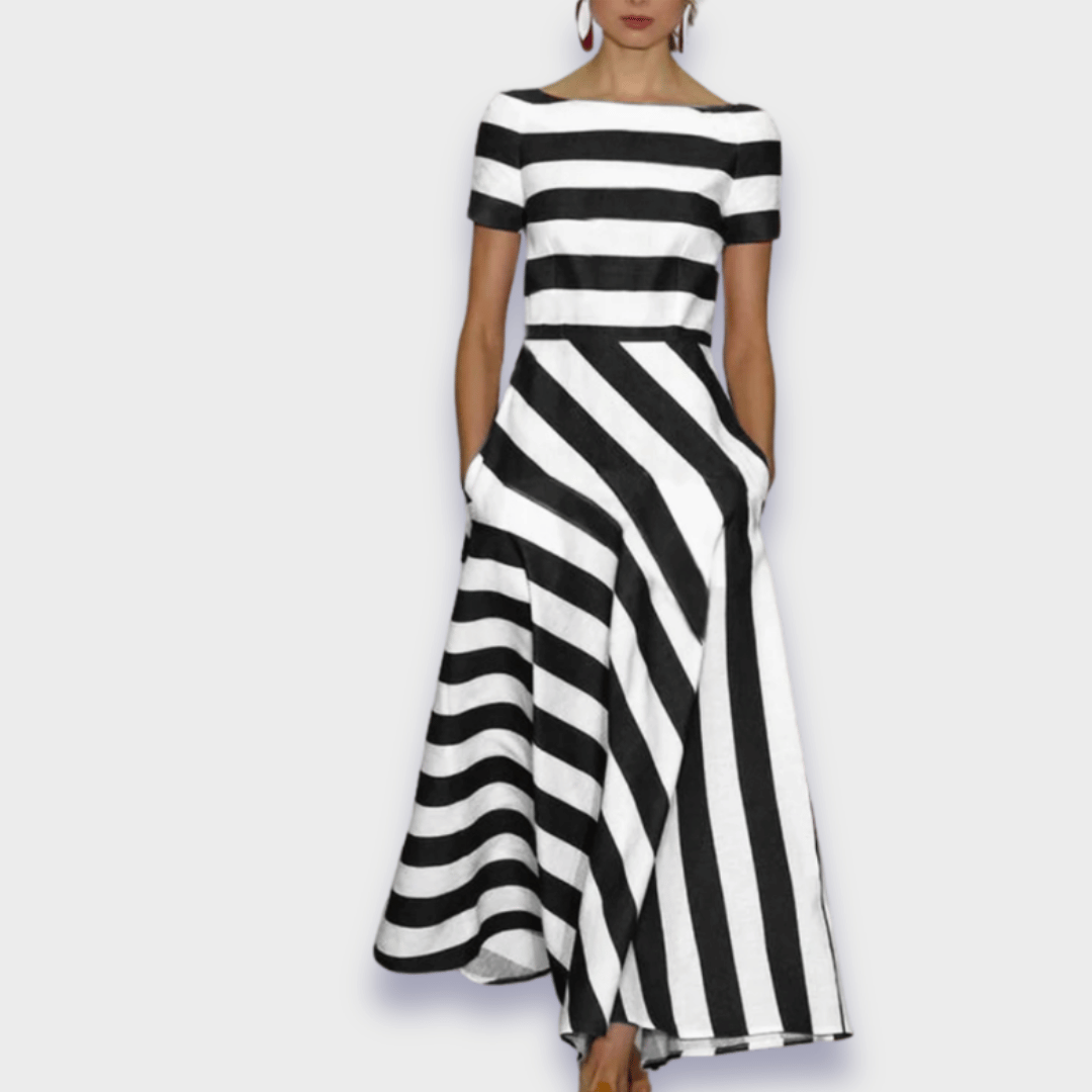 Janell™ | Maxi Rayée Élégante