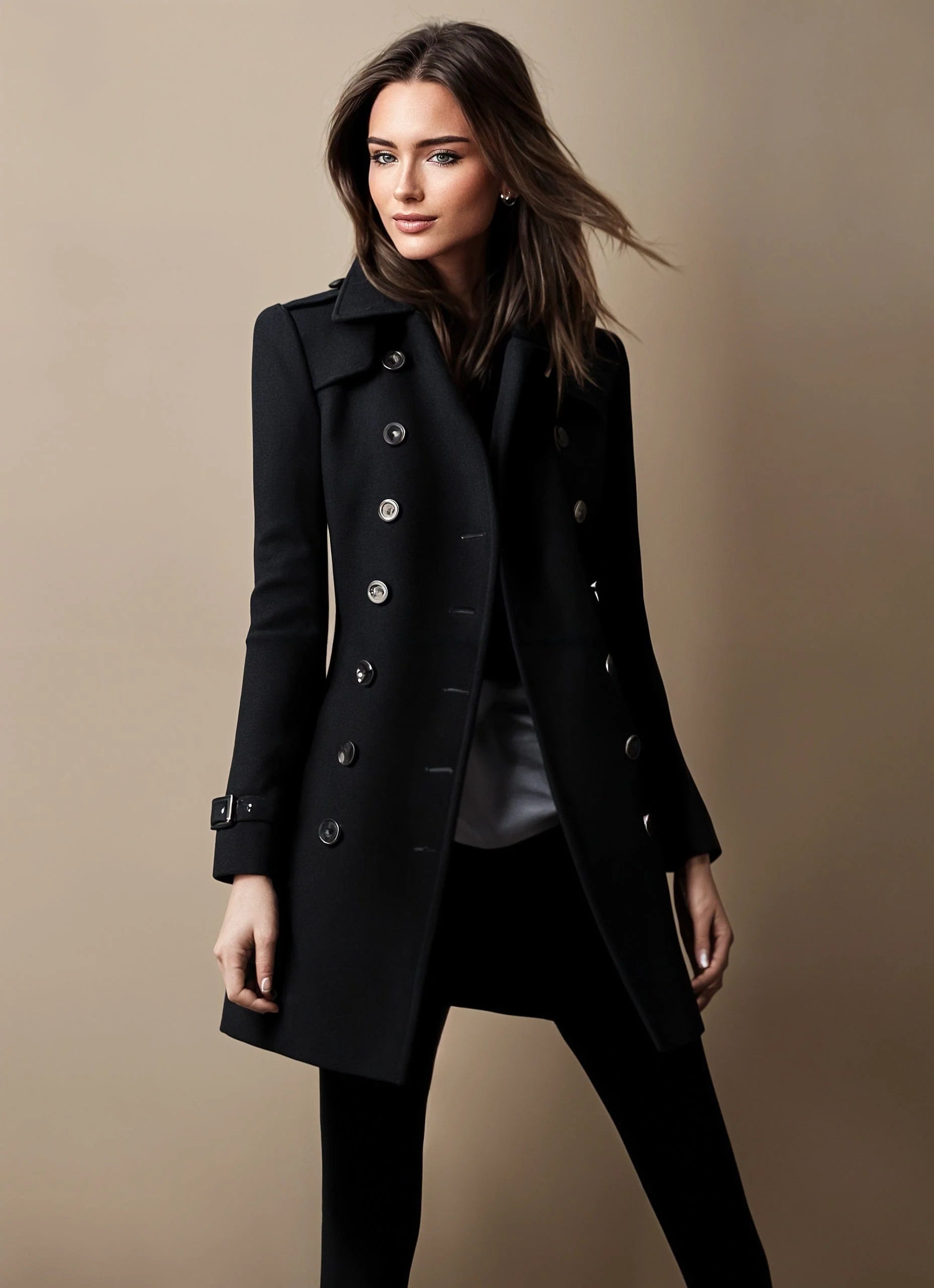 Kasmi™ | Manteau d'elegance en Laine