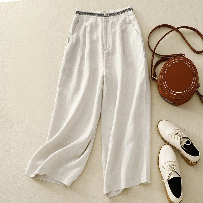 Glen™ | Pantalons Élégants en Lin