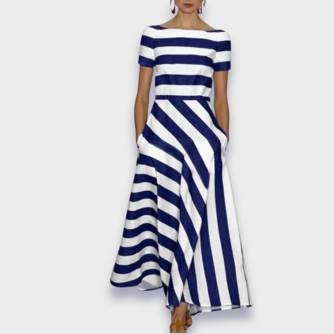 Janell™ | Maxi Rayée Élégante