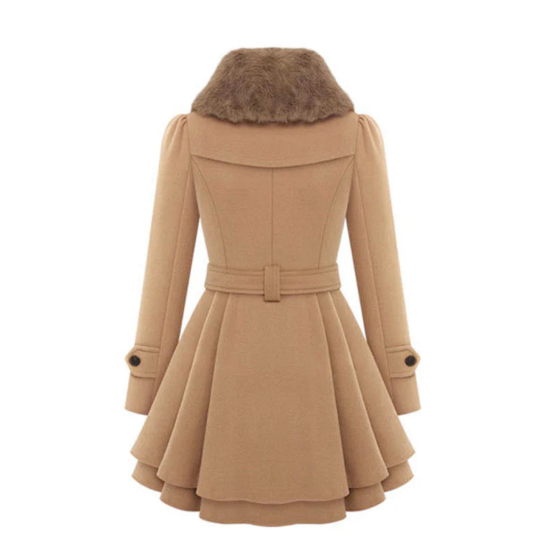 Lobelia™ | Manteau chic avec fourrure