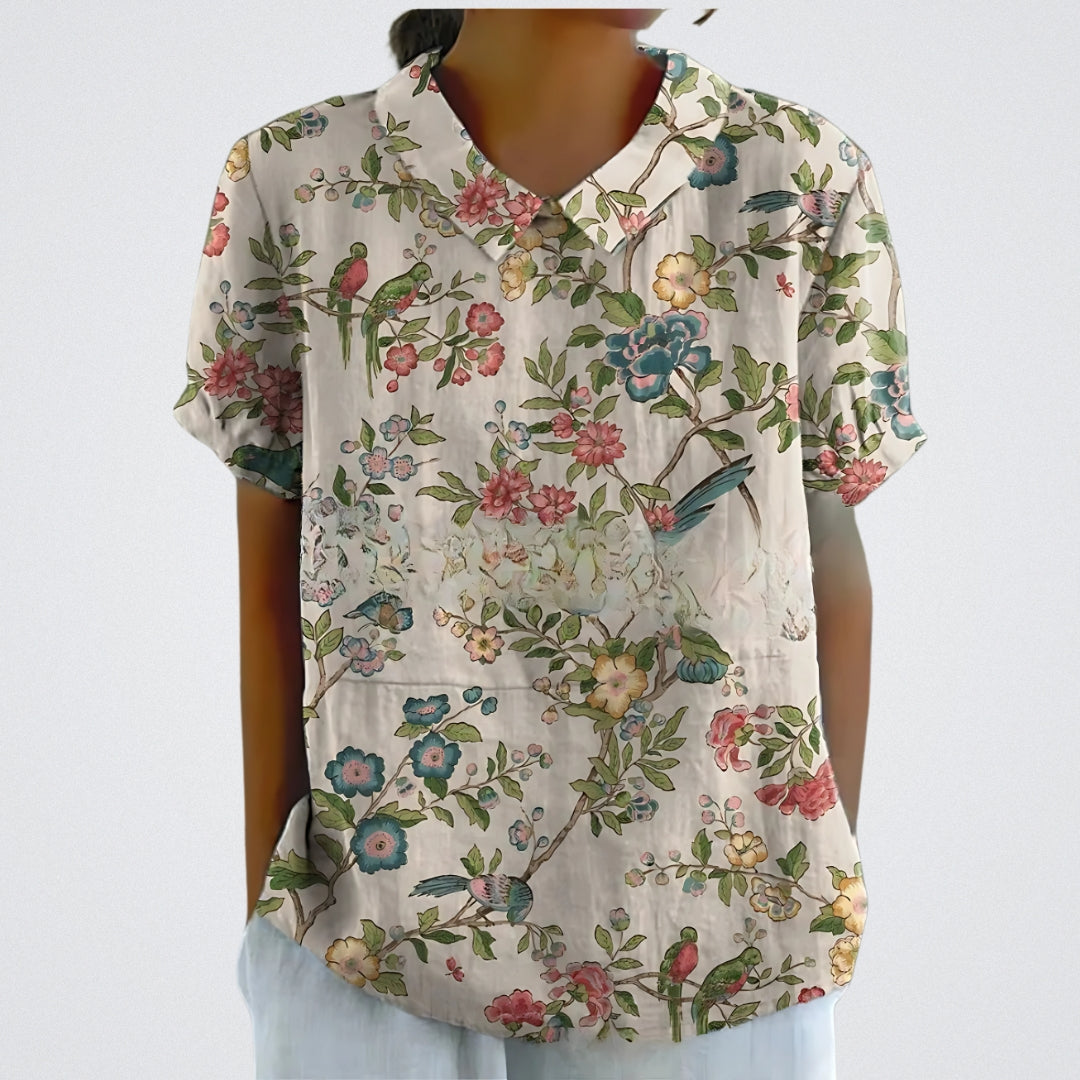 Nali™ | Blouse Florale Élégante