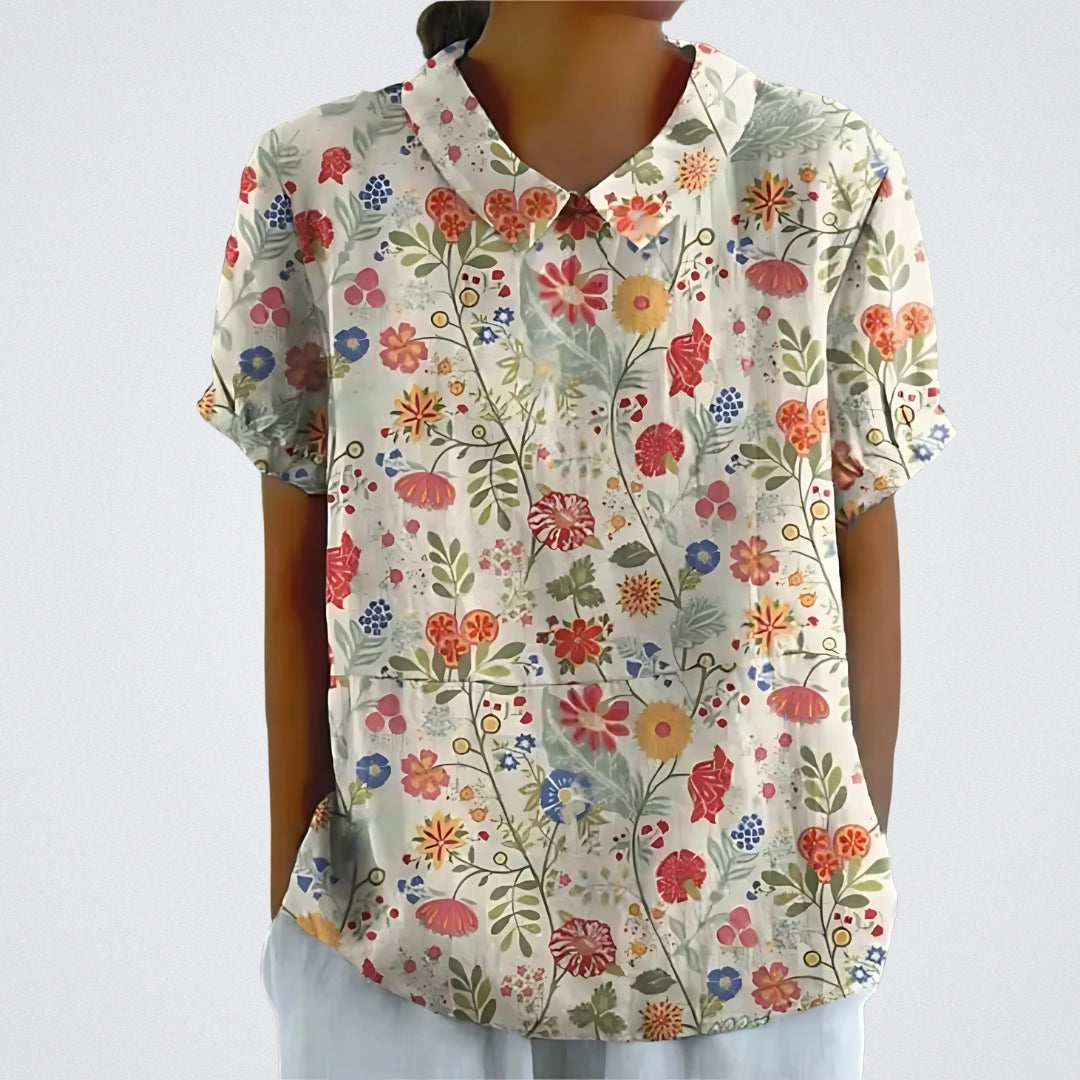 Nali™ | Blouse Florale Élégante
