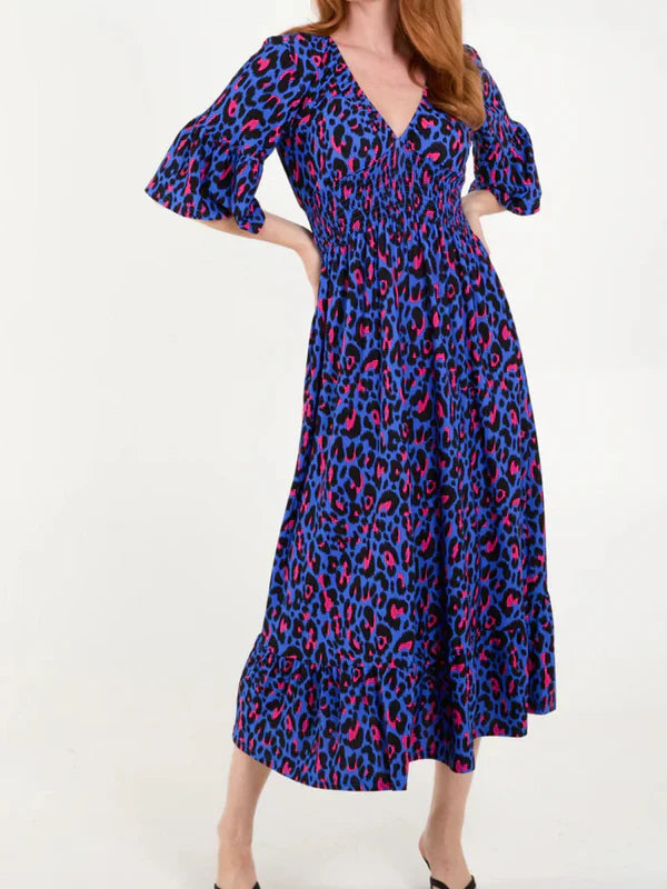 Hannah™ | Robe Léopard Élégante