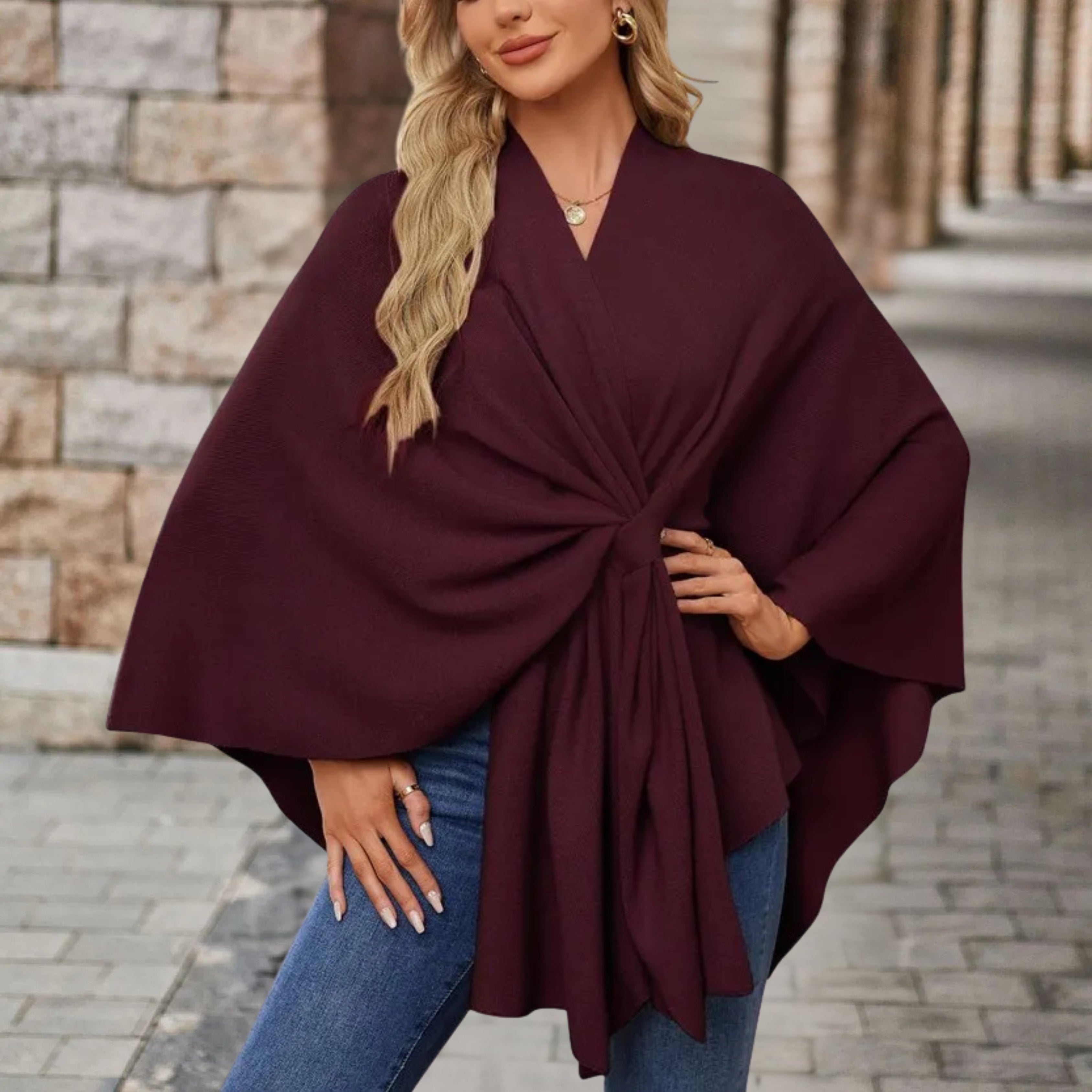 Raphaela™ | Poncho Élégant et Confortable