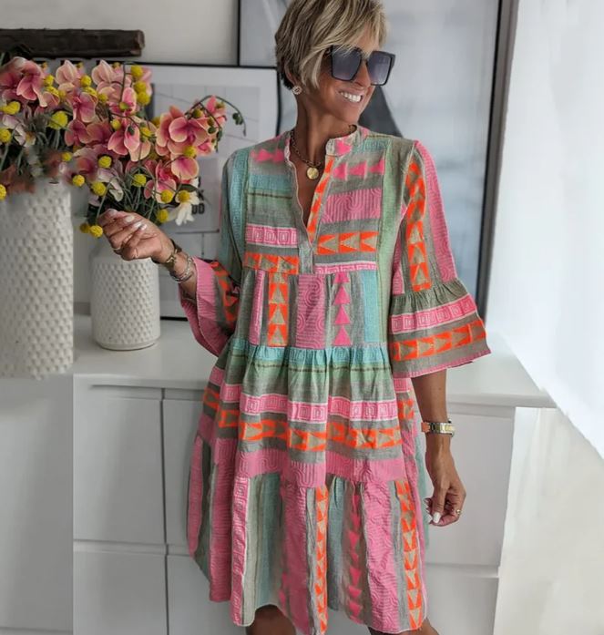 Yanie™ | Robe bohèm Printanière
