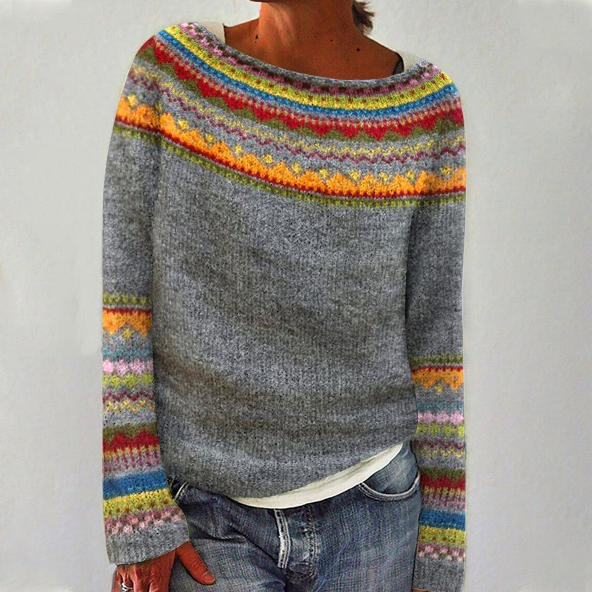 Jasmine™ | Pull Rétro Confortable