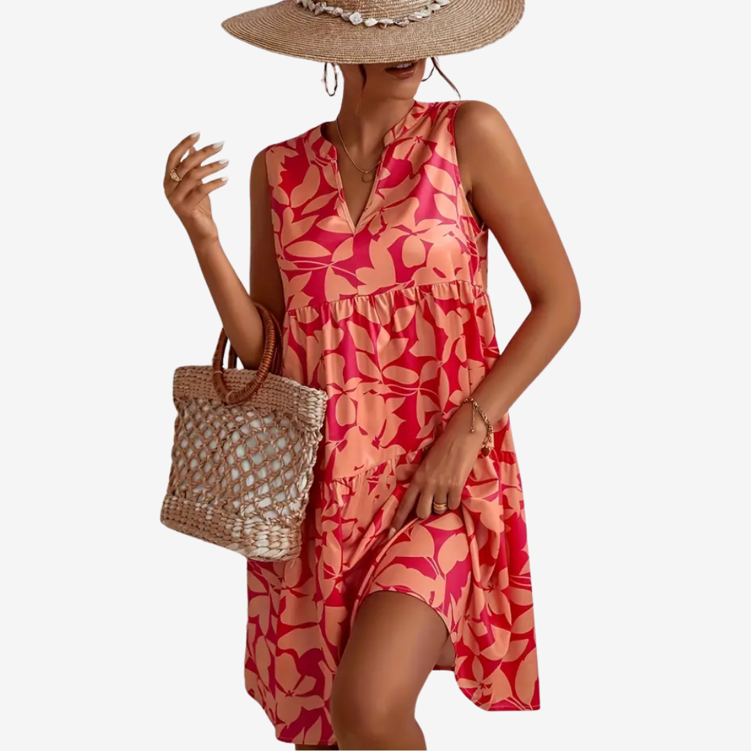 Samia™ | Robe Évasée Fleurie et Aérée