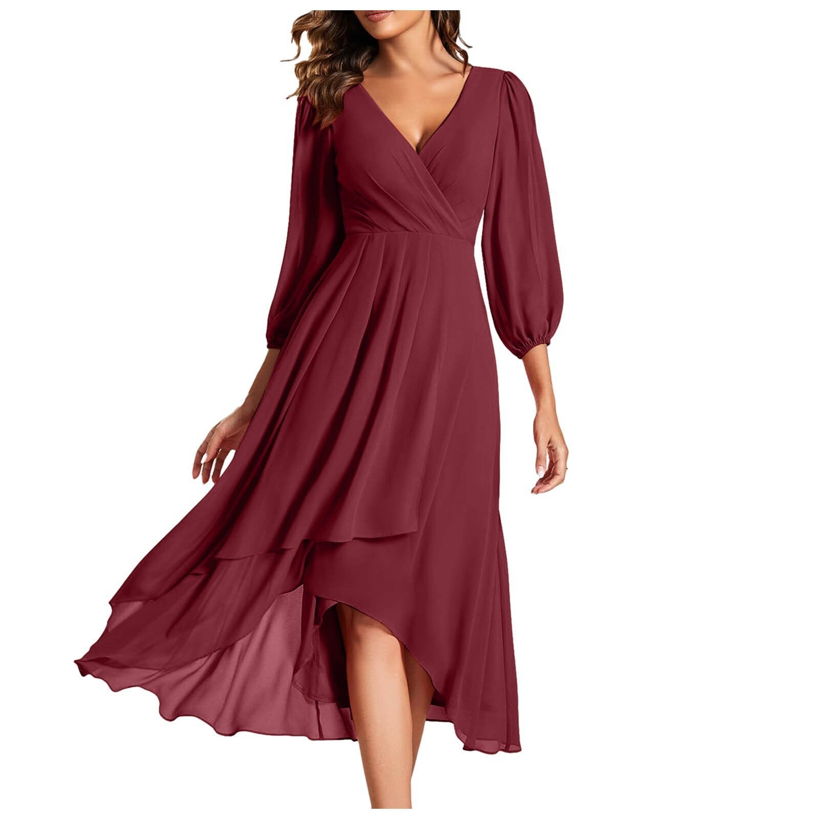 Coline™ | Robe Élégante à Col V
