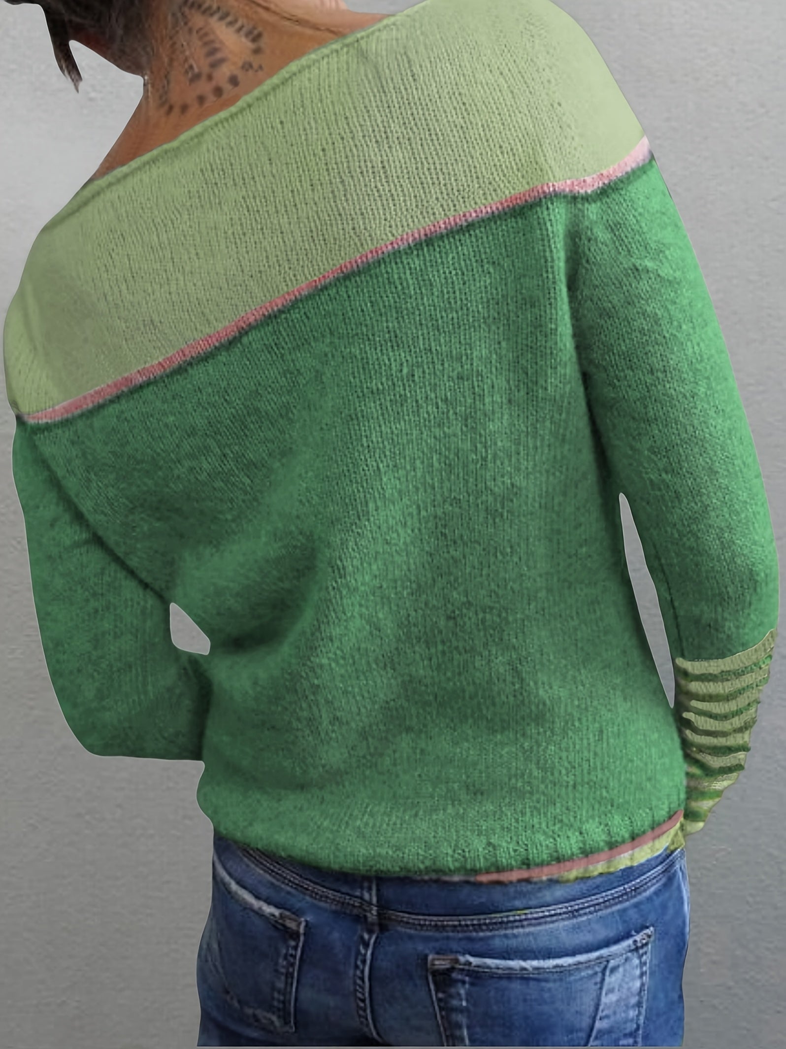 Leila™ | Pull Décontracté à Rayures et Blocs de Couleur