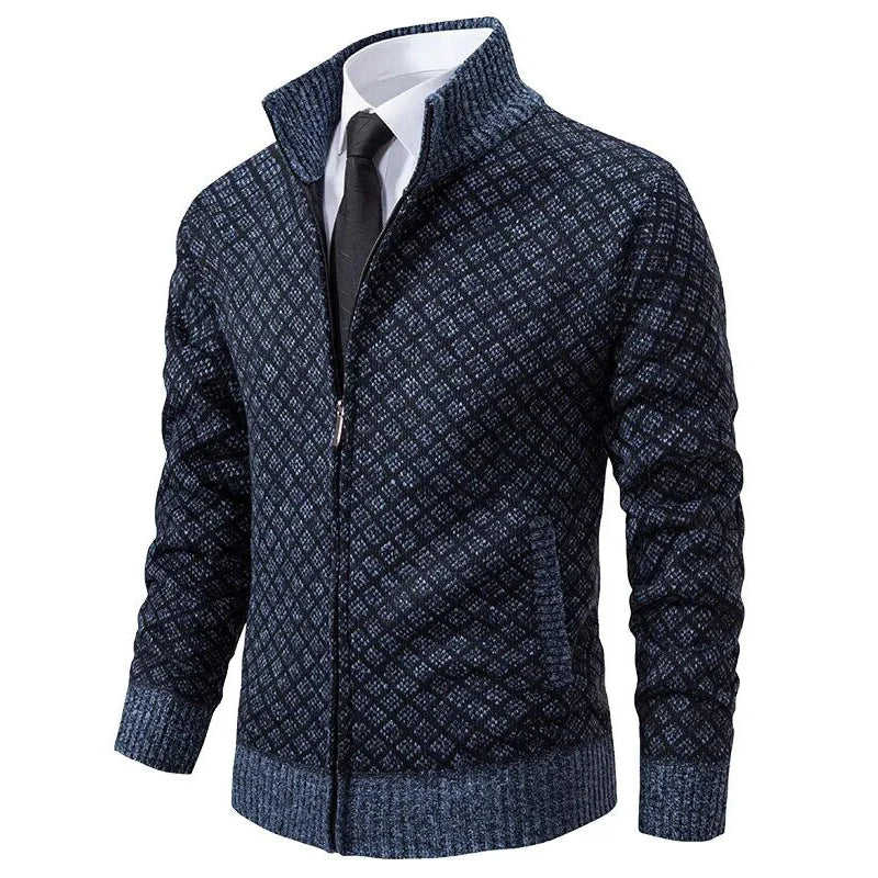 Emanuel™ | Cardigan Zippé à Motifs