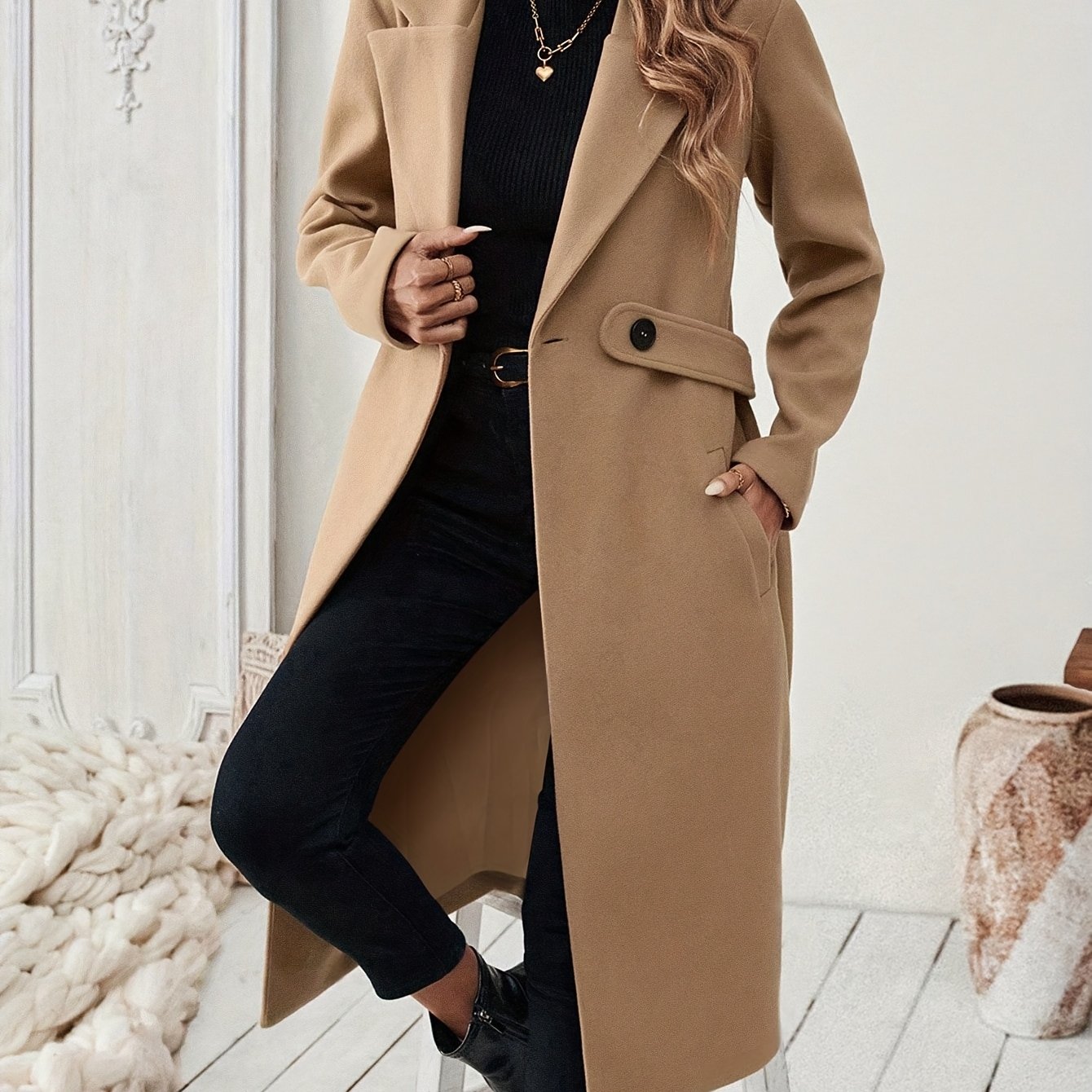 Mery™ | Manteau Long Élégant et Mince