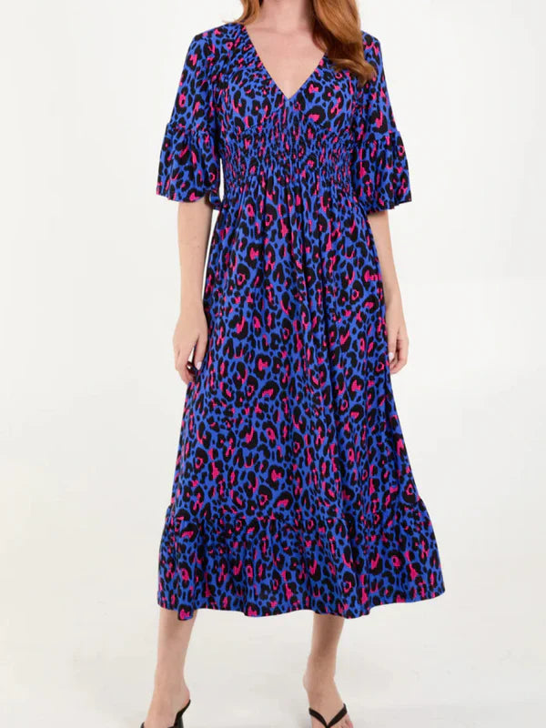Hannah™ | Robe Léopard Élégante