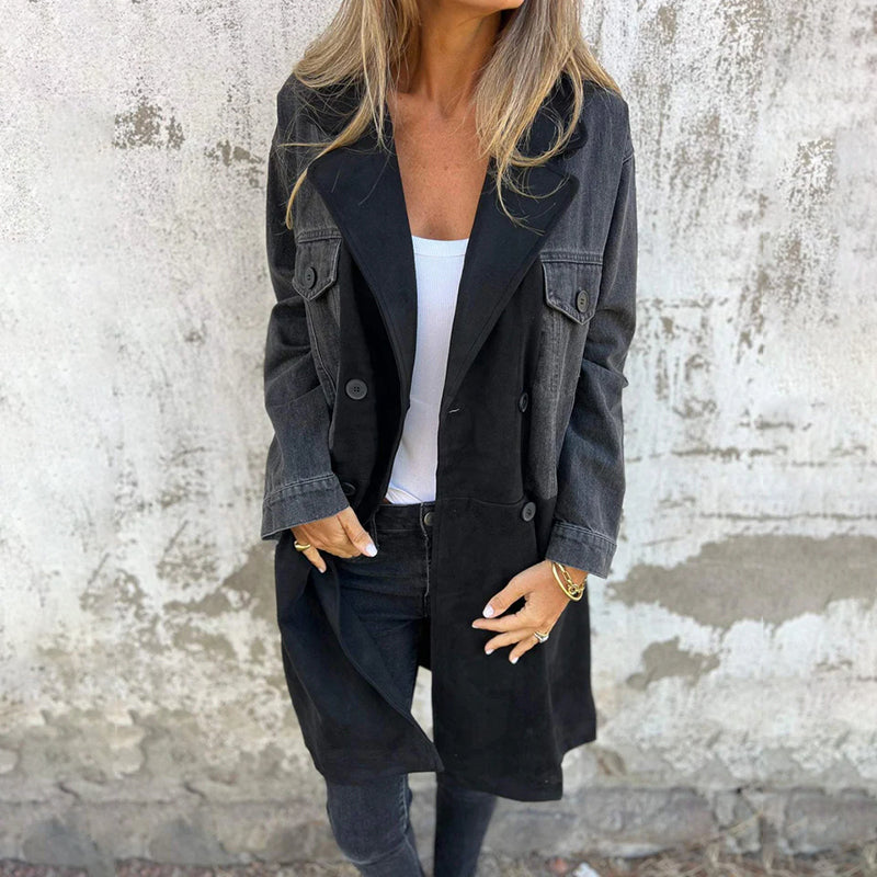 Carla™ | Manteau Mi-Long Élégant