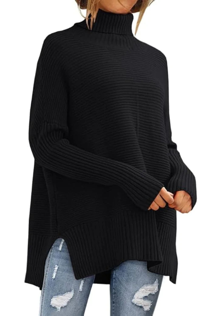 Hovy™ | Pull Col Roulé Oversize