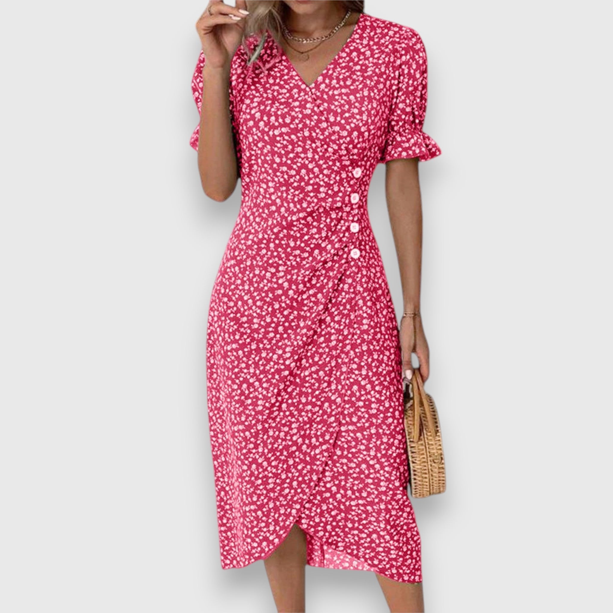 Francesca™ | Robe Fleurie Élégante