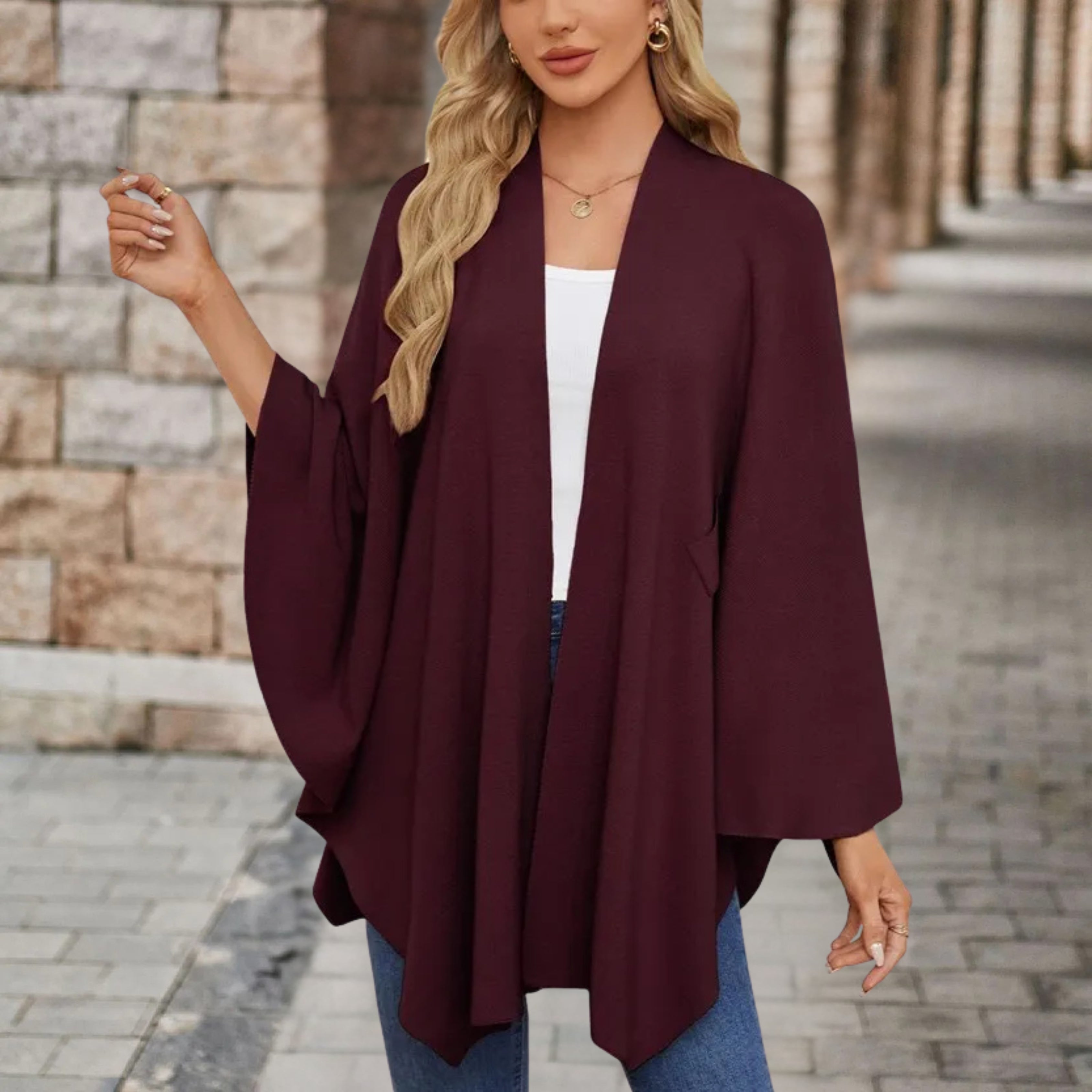 Raphaela™ | Poncho Élégant et Confortable