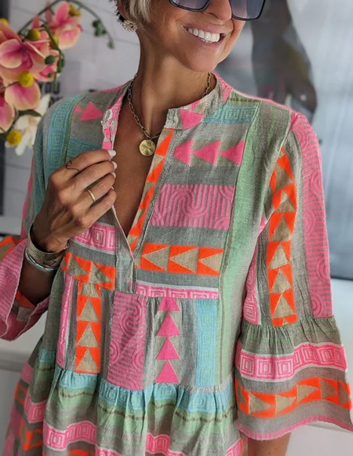 Yanie™ | Robe bohèm Printanière