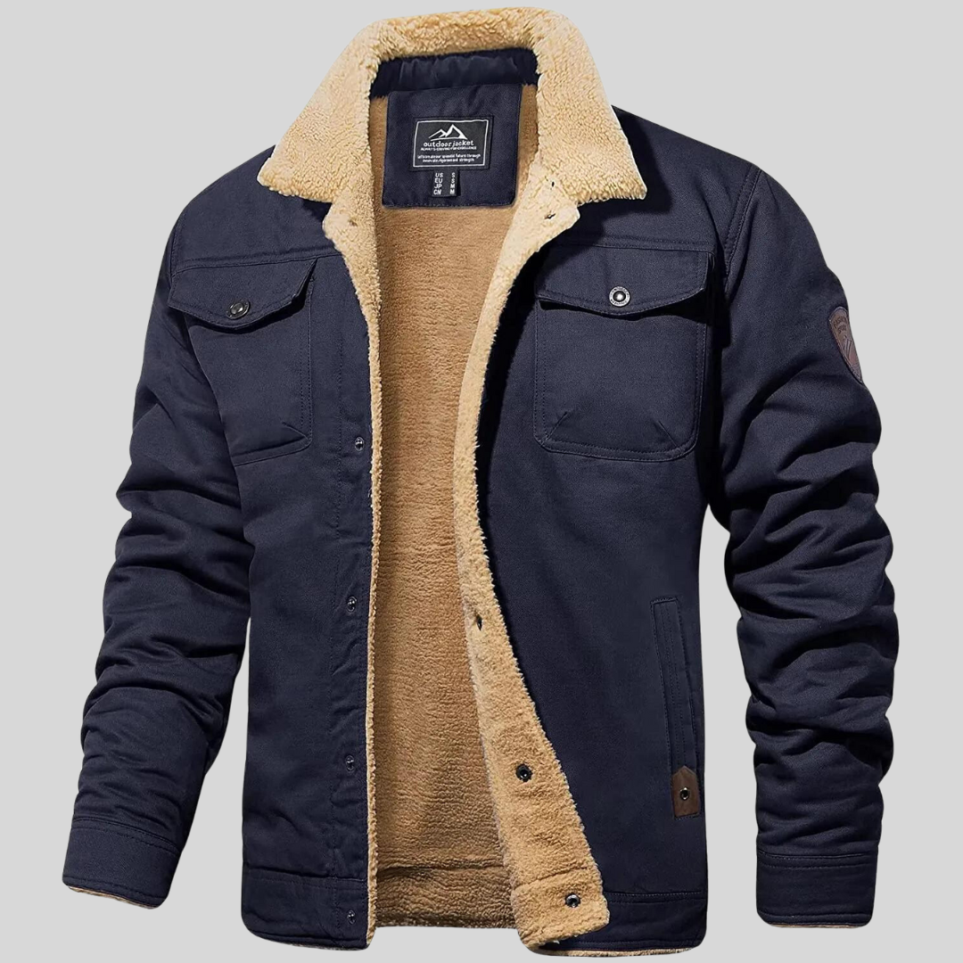 Jayden™ | Veste Trucker en Fleece Doublée en Sherpa