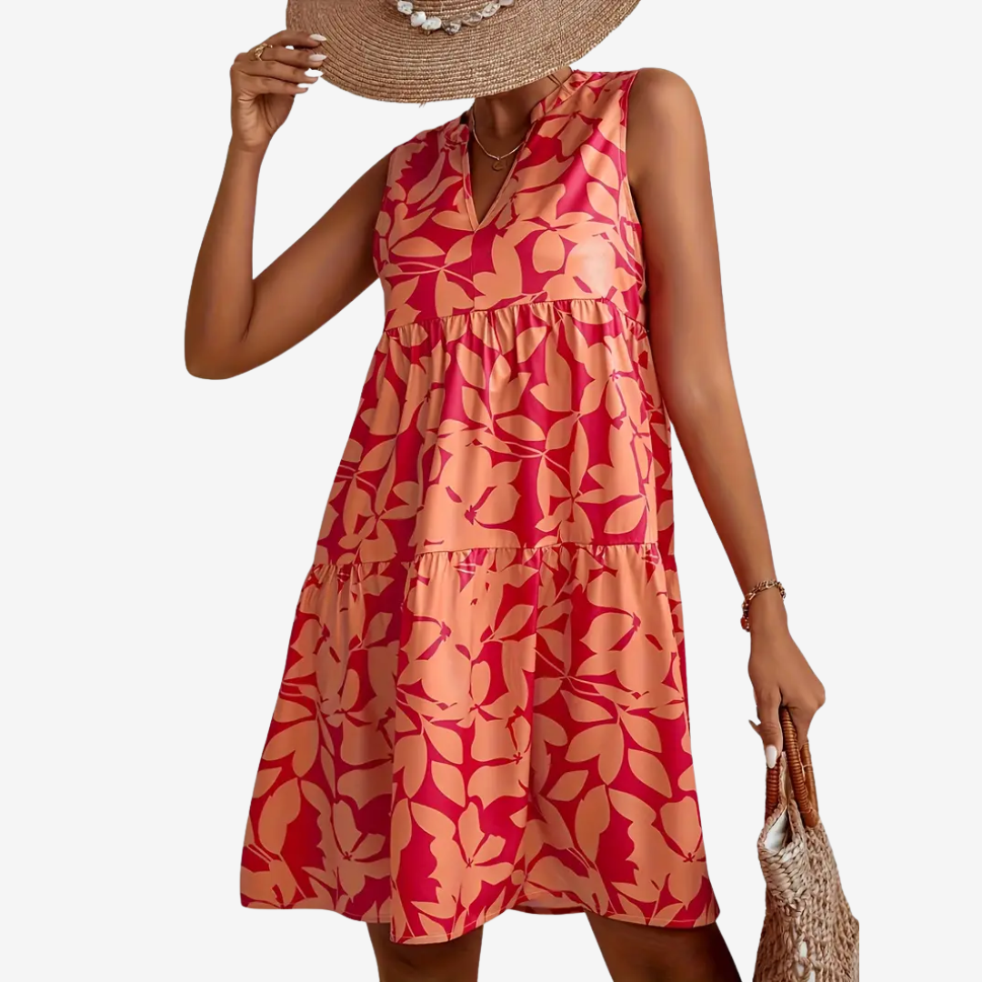 Samia™ | Robe Évasée Fleurie et Aérée