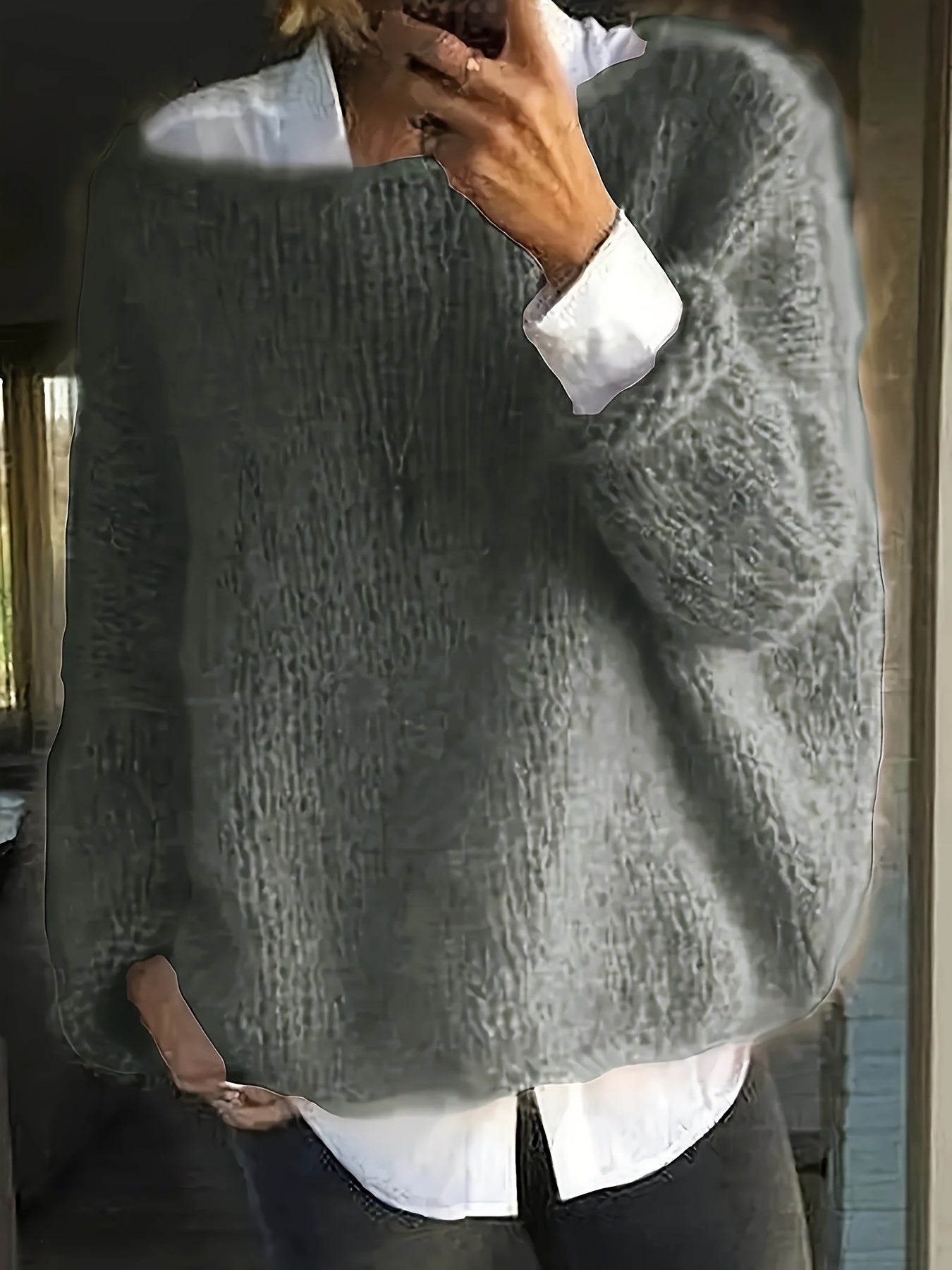 Mia™ | Pull duveteux oversize col bateau