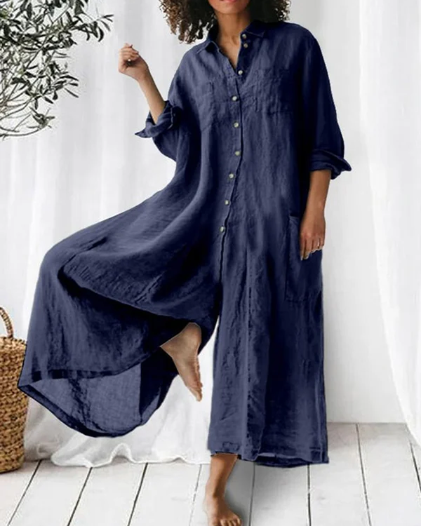 Jupine™ | Combinaison Décontractée en Coton