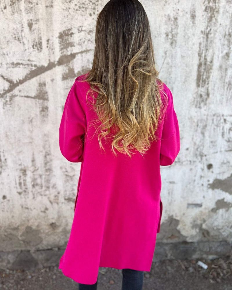 Alcatella™ | Cardigan Élégant à Manches Longues avec Zip