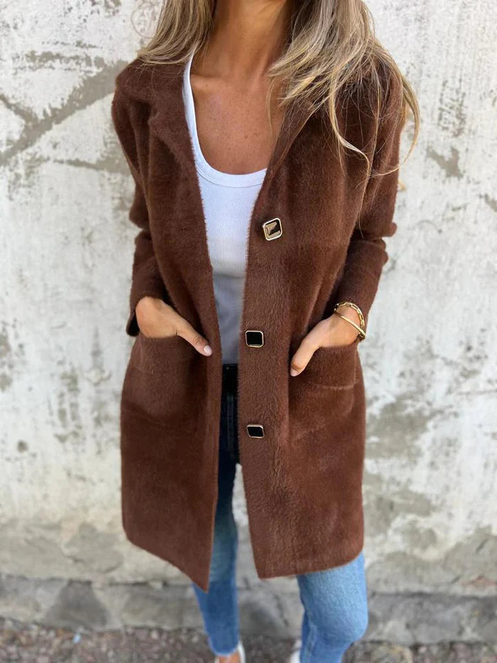 Gretta™ | Manteau en Laine Douceur