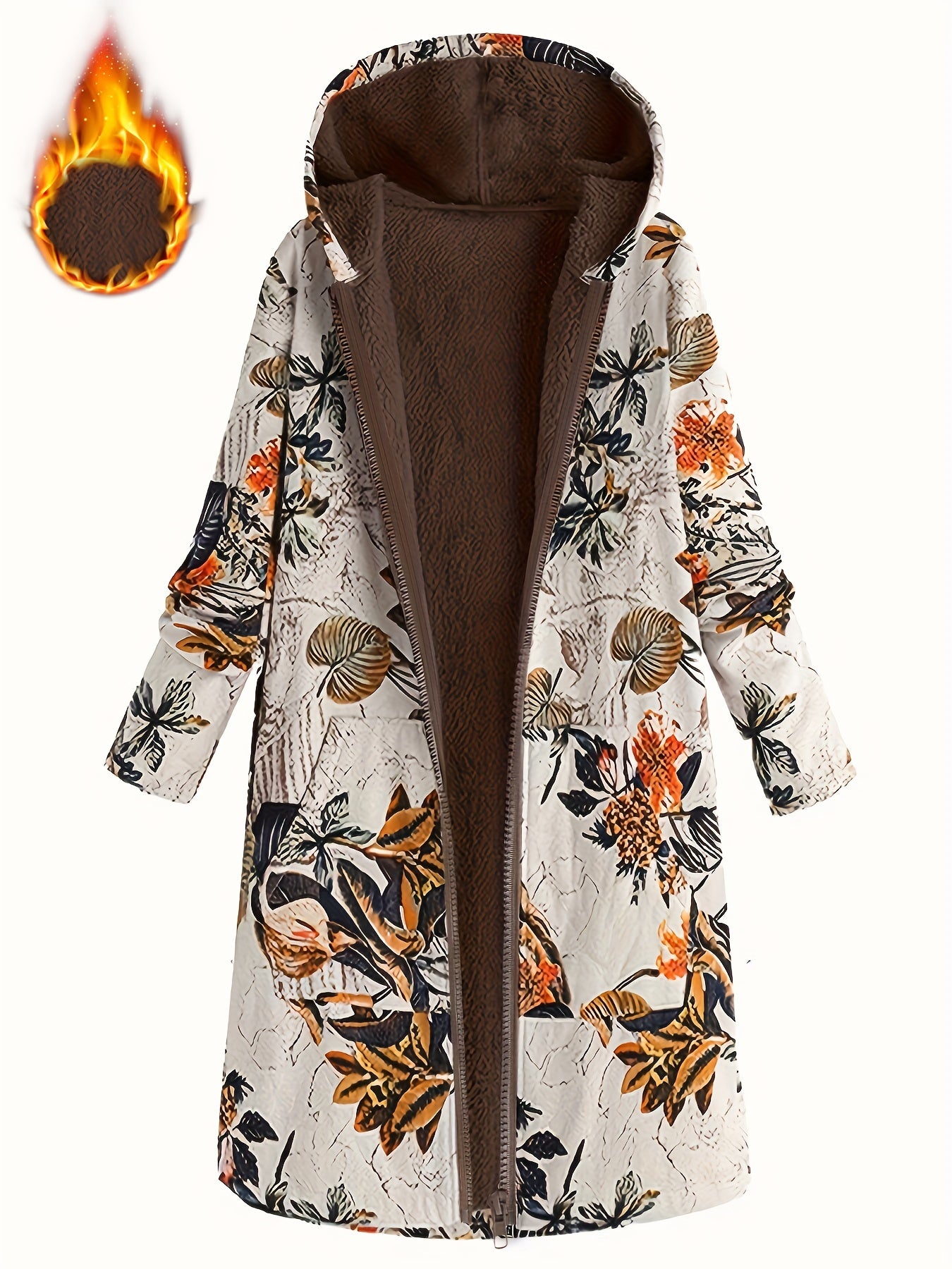 Flora™ | Manteau Long Floral