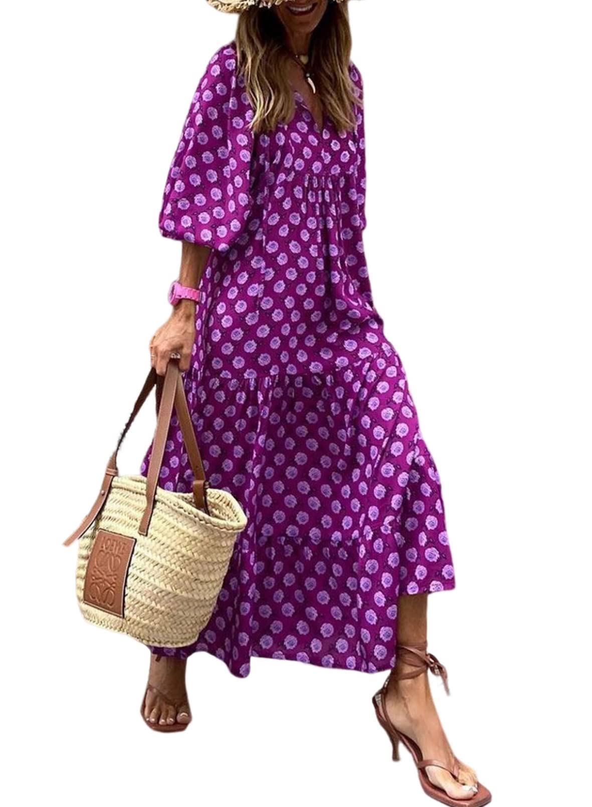 Gabriela™ | Robe Maxi Boho Élégante