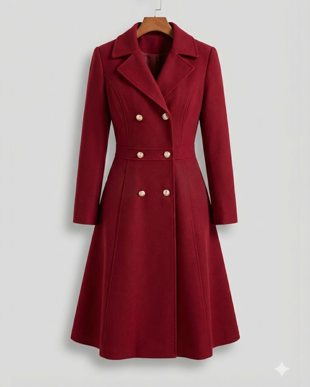 Suzette™ | Manteau long croisé évasé