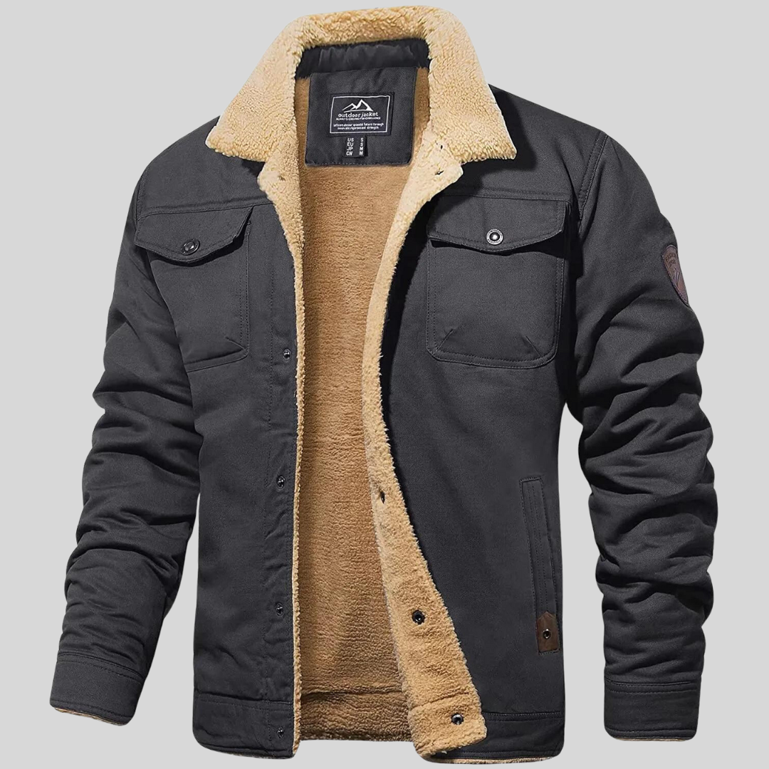 Jayden™ | Veste Trucker en Fleece Doublée en Sherpa