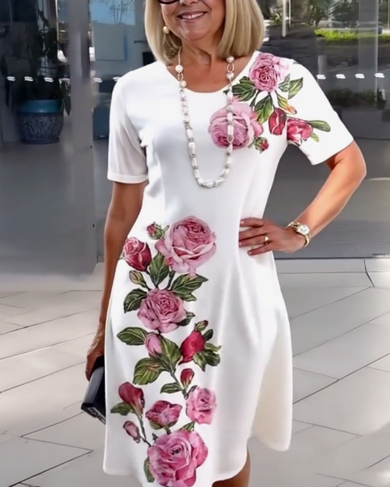 Hestia™ | Robe Imprimée Élégante en Coton