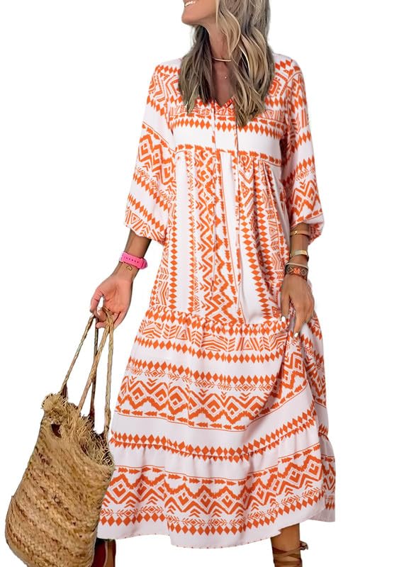 Gabriela™ | Robe Maxi Boho Élégante