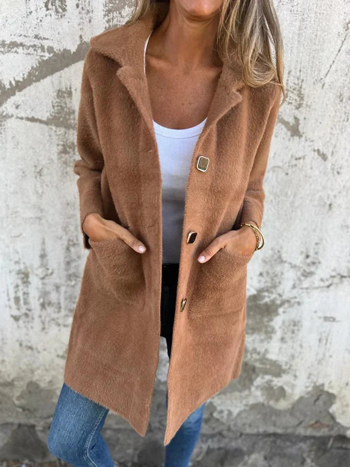 Gretta™ | Manteau en Laine Douceur