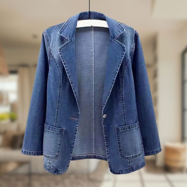 Serine™ | Blazer en Jean Élégant
