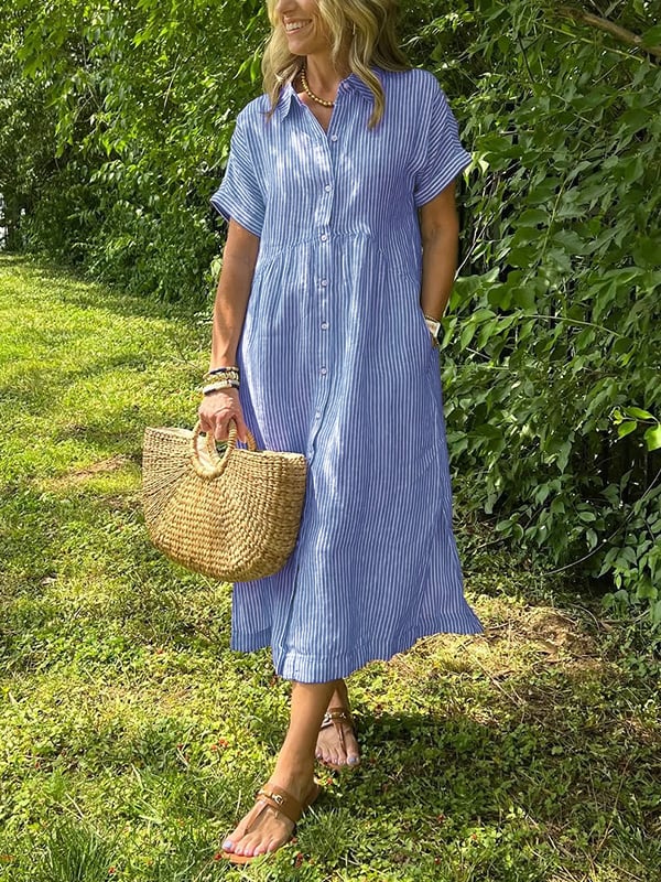 Aglyn™ | Robe Maxi Élégante en Coton