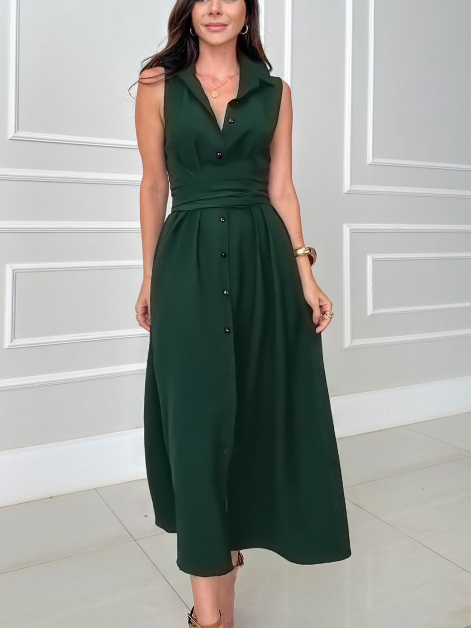 Lecia™ | Robe Midi Élégante