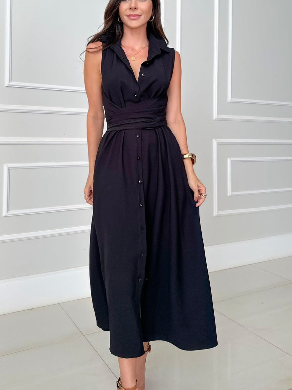 Lecia™ | Robe Midi Élégante