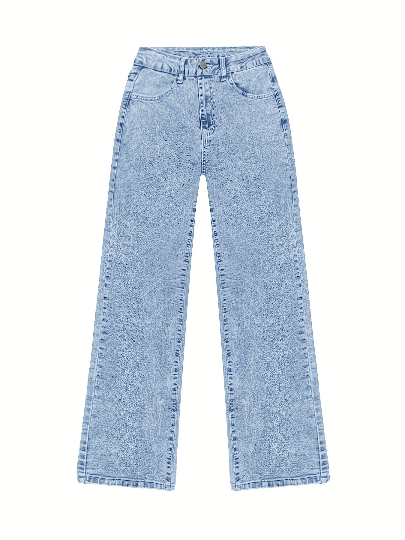 Elia™ | Jeans Femme Élastiques à Jambes Larges