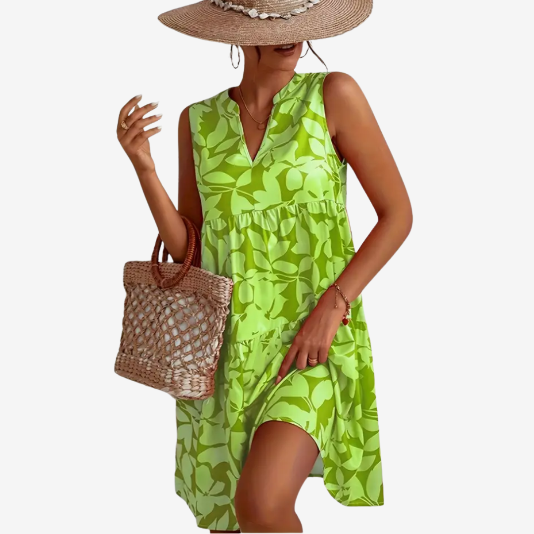 Samia™ | Robe Évasée Fleurie et Aérée