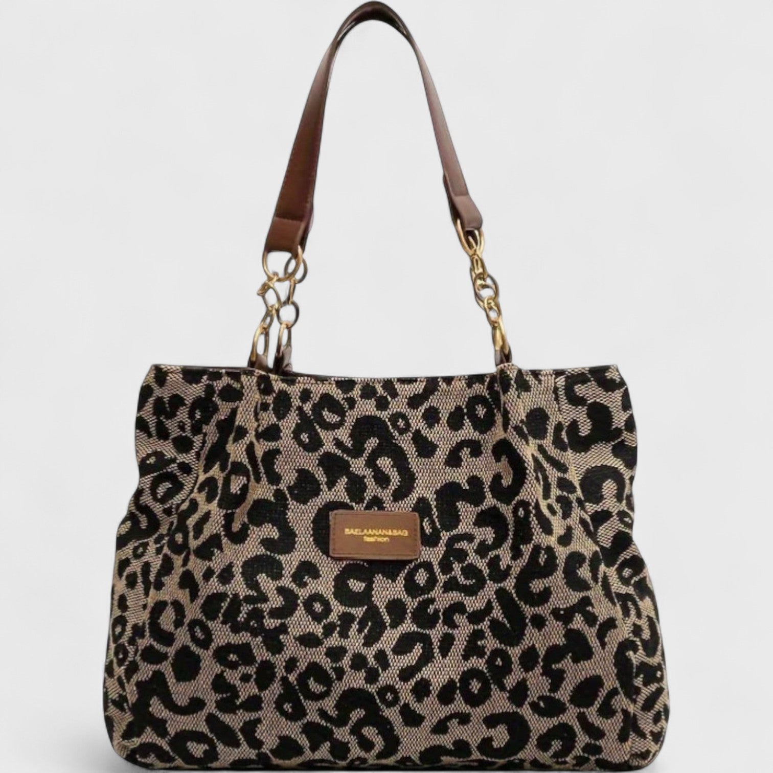 Cleopatra™ | Sac Shopping Élégant en Toile Léopard