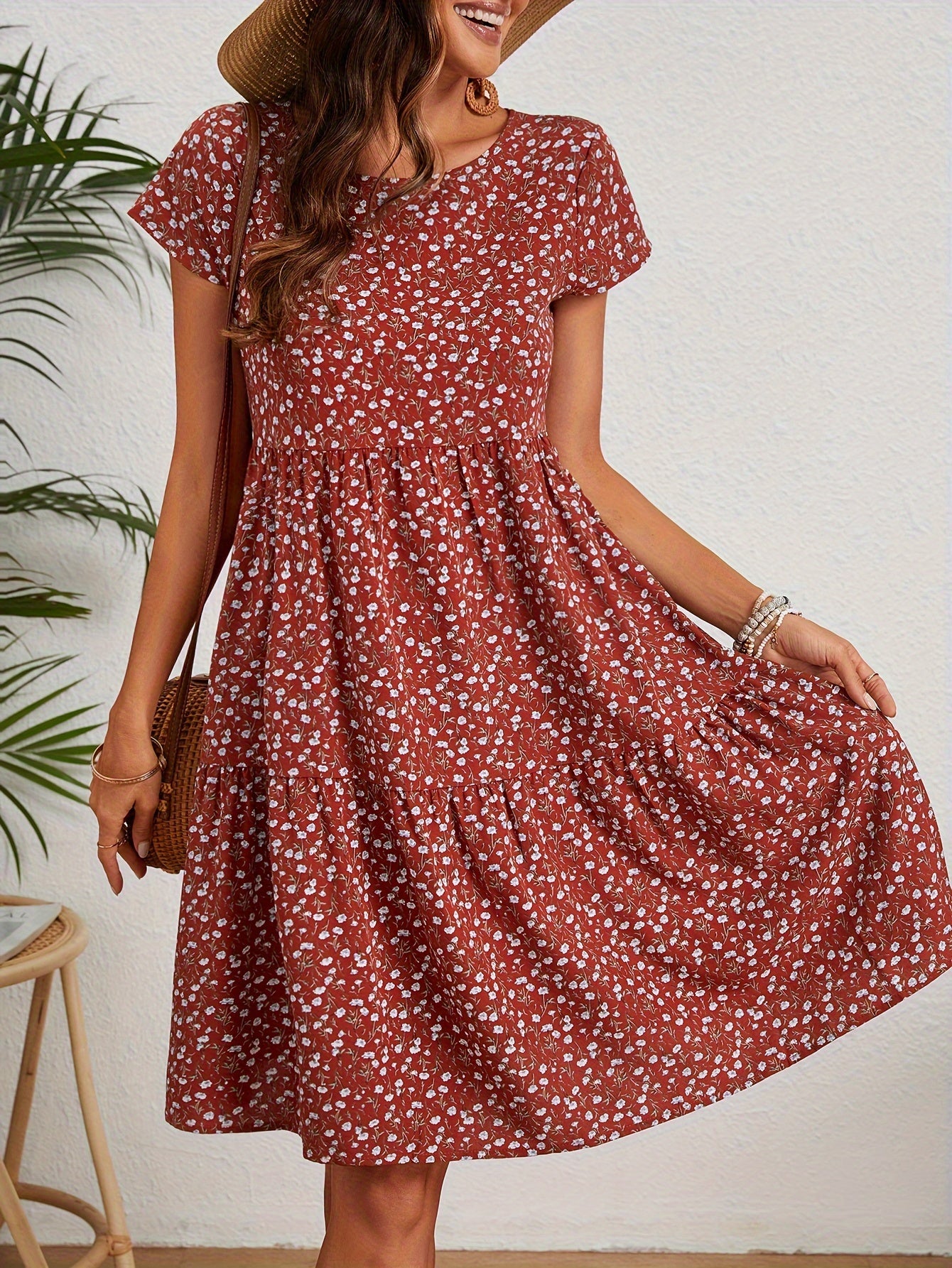 Pena™ | Robe Vintage à Imprimé Floral
