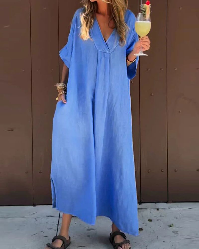 Melissa™ | Robe Décontractée en Coton Élégante
