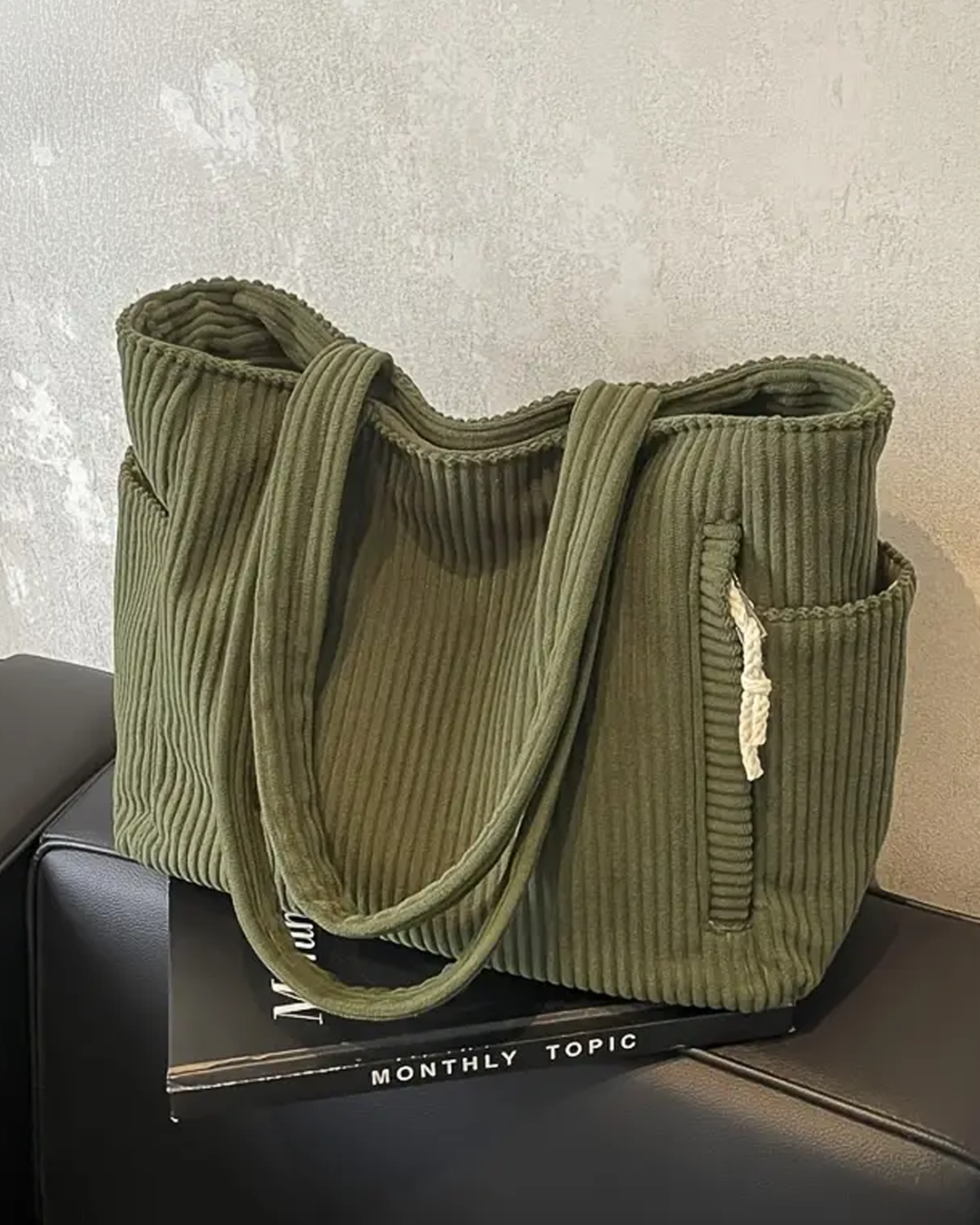 Robin™ | Sac cabas côtelé élégant