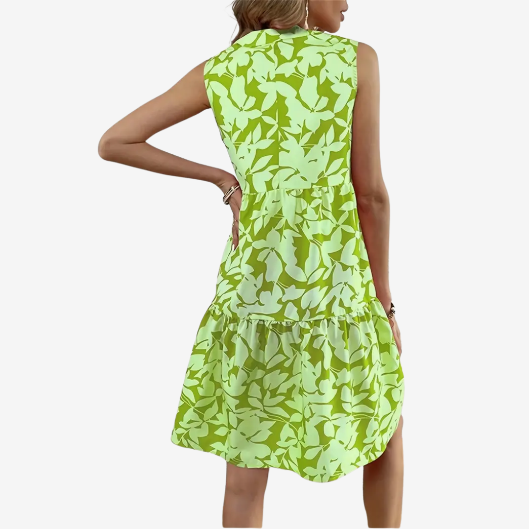 Samia™ | Robe Évasée Fleurie et Aérée