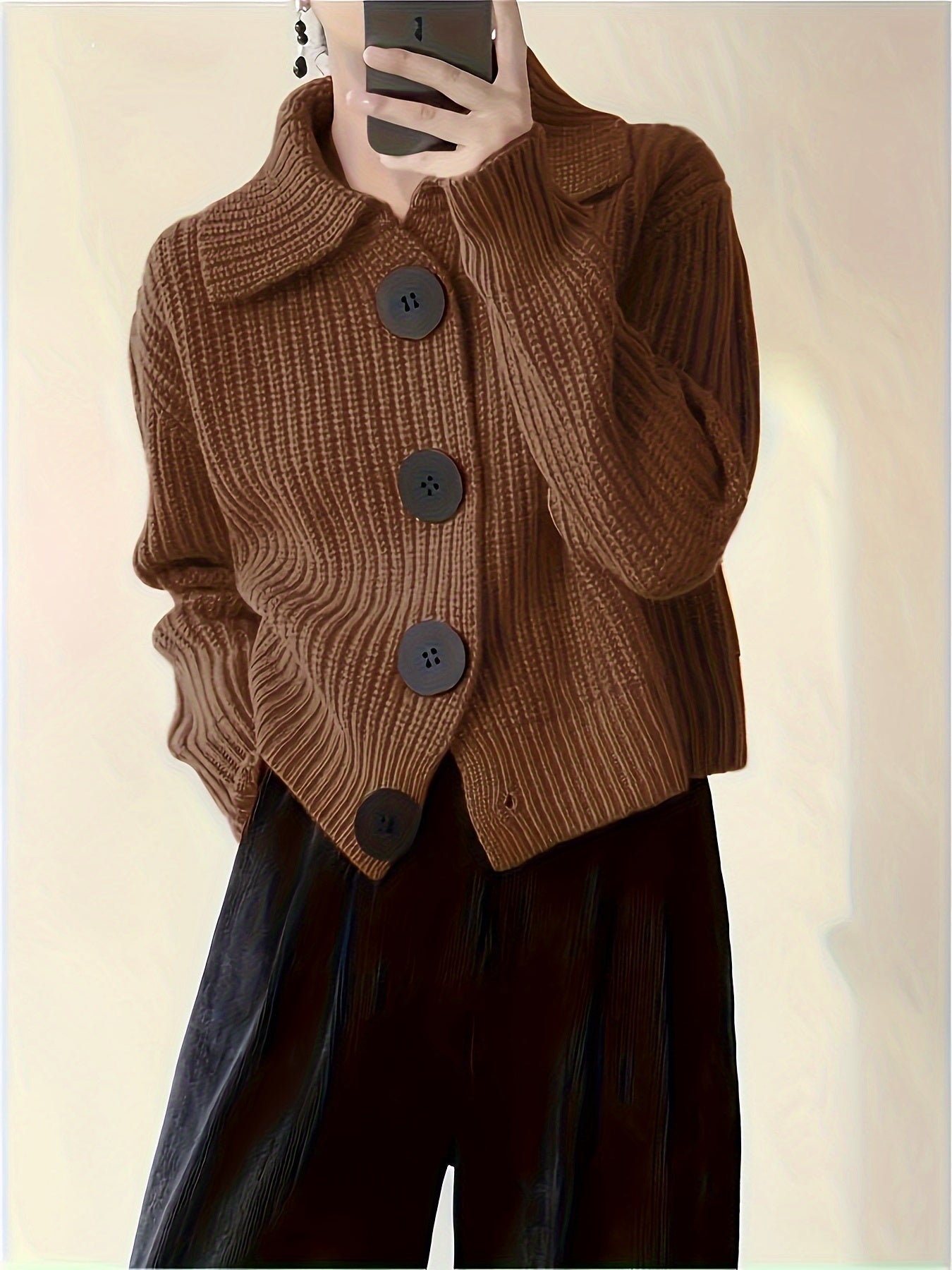 Elen™ | Veste-Pull Décontractée Élégante